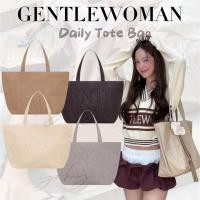 ราคา สินค้าจุดของแท้ NEW Gentlewoman Daily Tote Bag กระเป๋าสะพายไหล่หนังวัวใหม่ (43125365365)