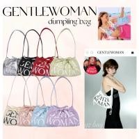 ราคา ของแท้100 GENTLEWOMAN Dumpling Bag กระเป๋าถือผ้าแคนวาส (27483978346)