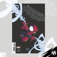 ราคา AMAZING SPIDER MAN 1 YOUNG VARIANT Comic Books Cover by Skottie Young English Comics Book MARVEL มาร์เวล (25165611577)