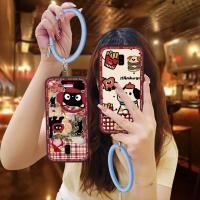 ราคา SAMSUNG สีทึบแหวนเคสโทรศัพท์สําหรับSamsung Galaxy J6 Plus J6 Prime J610 J6 ปกหลังเยาวชนสร้อยข้อมือกระจายความร้อนป้องกันCreative Soft Case Anti knock Dirt ทนตลก (53454363878)