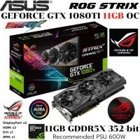 ราคา VGA การ์ดแสดงผล ASUS ROG STRIX GTX 1080ti 11GB OC GDDR5X (10697711996)