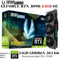 ราคา VGA การ์ดแสดงผล ZOTAC GAMING GEFORCE RTX 3090 TRINITY 24GB GDDR6X ZT A30900D 10P (40272211952)