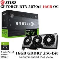 ราคา VGA การ์ดแสดงผล MSI GEFORCE RTX 5070 TI 16G VENTUS 3X OC 16GB GDDR7 (56305957071)