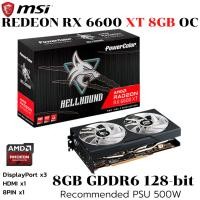 ราคา VGA การ์ดแสดงผล POWERCOLOR HELLHOUND AMD RADEON RX 6600 XT 8GB GDDR6 AXRX 6600 XT 8GBD6 3DHL OC (55700876458)