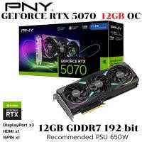 ราคา VGA การ์ดแสดงผล PNY GEFORCE RTX 5070 ARGB EPIC X RGB OVERCLOCKED TRIPLE FAN 12GB GDDR7 VCG507012TFXXPB1 O (55455965500)