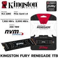 ราคา M 2 1 TB SSD เอสเอสดี KINGSTON FURY RENEGADE PCIe 4x4 NVMe M 2 2280 SFYRS 1000G (55053076706)