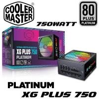 ราคา POWER SUPPLY อุปกรณ์จ่ายไฟ COOLER MASTER XG750 PLUS PLATINUM 750W 80 PLUS PLATINUM BLACK ATX MPG 7501 AFBAP X (54152721662)