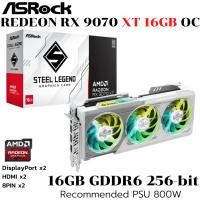 ราคา VGA การ์ดแสดงผล ASROCK AMD RADEON RX 9070 XT STEEL LEGEND 16GB 16GB GDDR6 RX9070XT SL 16G (46801967218)