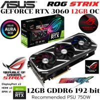 ราคา VGA การ์ดแสดงผล ASUS ROG STRIX RTX 3060 12GB OC V2 GAMING GDDR6 (43904633157)