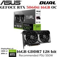 ราคา VGA การ์ดแสดงผล ASUS DUAL GEFORCE RTX 5060ti 16GB GDDR7 OC EDITION DUAL RTX5060TI O16G (43714554534)