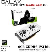 ราคา VGA การ์ดแสดงผล GALAX GTX 1660ti EX WHITE 6GB GDDR6 (28722778001)