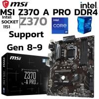 ราคา MAINBOARD เมนบอร์ด 1151 MSI Z370 A PRO DDR4 Support Gen 8 Gen 9 (28036228981)
