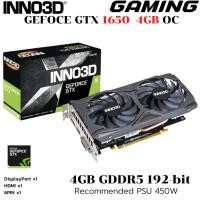 ราคา VGA การ์ดแสดงผล INNO3D GEFORCE GTX 1650 GDDR6 TWIN X2 OC V3 4GB GDDR6 (27312732907)