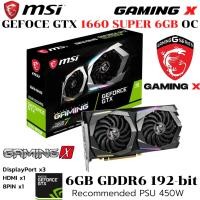 ราคา VGA การ์ดแสดงผล MSI GEFORCE GTX 1660 SUPER GAMING X 6GB OC GDDR6 (25295004390)