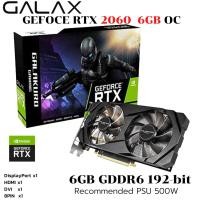 ราคา VGA การ์ดแสดงผล GALAX RTX 2060 6GB OC GALAKURO GAMING GDDR6 (23705144775)