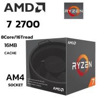 ราคา CPU ซีพียู AMD AM4 RYZEN 7 2700 8Core 16Tread BestClock 3 2 GHz Turbo 4 1Ghz (21552140231)