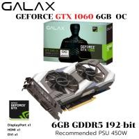 ราคา VGA การ์ดแสดงผล GALAX GTX 1060 6GB OC GDDR5 (14190424873)