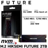 ราคา M 2 2TB SSD เอสเอสดี HIKSEMI FUTURE PCIe 4x4 NVMe M 2 2280 HS SSD FUTURE 2048G (57555489135)