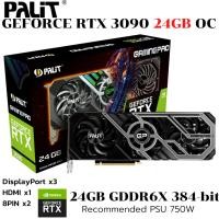ราคา VGA การ์ดแสดงผล PALIT RTX 3090 GamingPro OC 24GB GDDR6X GV N3090GAMING OC 24GD (55905942317)