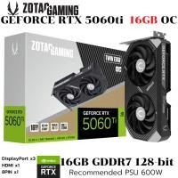 ราคา VGA การ์ดแสดงผล ZOTAC GAMING GEFORCE RTX 5060 TI 16GB TWIN EDGE OC 16GB GDDR7 ZT B50620H 10M (50305888875)