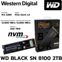 ราคา M 2 2TB SSD เอสเอสดี WD BLACK SN8100 PCIe 5x4 NVMe M 2 2280 WDS100T1X0M (46553812484)