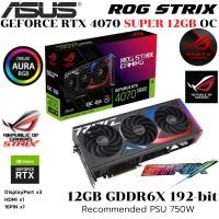 ราคา VGA การ์ดแสดงผล ASUS ROG STRIX GEFORCE RTX 4070 SUPER 12GB GDDR6X OC EDITION (44017378330)
