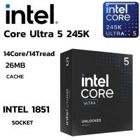 ราคา CPU ซีพียู INTEL CORE ULTRA 5 245K 14C 14T 3 6 5 2GHz INTEL SOCKET 1851 ระบบระบายความร้อนไม่รวมอยู่ในสินค้า (43478496580)