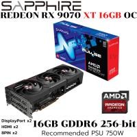 ราคา VGA การ์ดแสดงผล SAPPHIRE PULSE AMD RADEON RX 9070 XT GPU 16GB GDDR6 (41128195822)