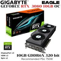 ราคา VGA การ์ดแสดงผล GIGABYTE GEFORCE RTX 3080 EAGLE OC 10GB GDDR6X (29383991296)