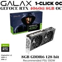ราคา VGA การ์ดแสดงผล GALAX GEFORCE RTX 4060ti 8GB 1 CLICK OC 8GB GDDR6 (28584292853)