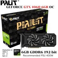 ราคา การ์ดจอ PALIT DUAL GTX 1060 6GB OC GDDR5 (24472357884)