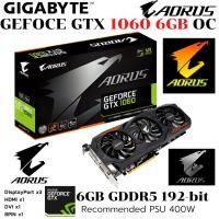 ราคา VGA การ์ดแสดงผล GIGABYTE AORUS GTX1060 6GB DDR5 (24394241841)