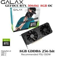 ราคา VGA การ์ดแสดงผล GALAX GEFORCE RTX 3060ti 1 CLICK OC 8GB GDDR6 (23716101434)