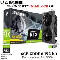 ราคา VGA การ์ดแสดงผล ZOTAC GAMING RTX 2060 6GB OC GDDR6 (20056301625)