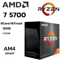 ราคา CPU ซีพียู AMD RYZEN 7 5700 8Core 16Tread BestClock 3 7GHz Turbo 4 6GHz SOCKET AM4 (43028400884)