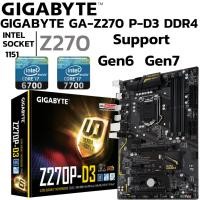 ราคา MAINBOARD เมนบอร์ด 1151 GIGABYTE GA Z270P D3 DDR4 Support Gen 6 Gen 7 (27842379790)