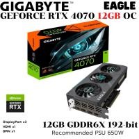 ราคา VGA การ์ดแสดงผล GIGABYTE GEFORCE RTX 4070 EAGLE OC 12G 12GB GDDR6X GV N4070EAGLE OC 12GD (26690295736)