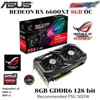 ราคา VGA การ์ดแสดงผล ASUS ROG STRIX RX6600XT O8G GAMING 8GB GDDR6 (26007395360)