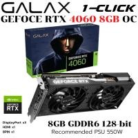 ราคา VGA การ์ดแสดงผล GALAX GEFORCE RTX 4060 1 CLICK OC 2X V2 8GB GDDR6 (24741658468)