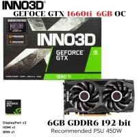 ราคา VGA การ์ดแสดงผล INNO3D GEFORCE GTX 1660ti TWIN X2 6GB GDDR6 (22412154193)