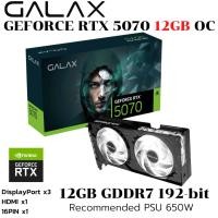 ราคา VGA การ์ดแสดงผล GALAX GEFORCE RTX 5070 1 CLICK OC 12GB GDDR7 (45102023759)