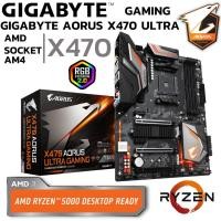 ราคา MAINBOARD เมนบอร์ด AM4 GIGABYTE X470 AORUS ULTRA GAMING DDR4 Support 5000 Series (22516076486)