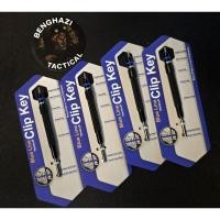 ราคา ลูกกุญแจมือ ASP Blue Line Clip Handcuff Keys Police Thin Blue Line (25660832529)