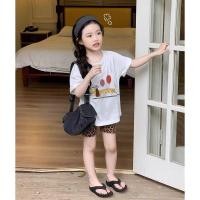 ราคา ชุดฤดูร้อนแขนสั้น ลายการ์ตูน พิมพ์เสือดาว กางเกงขี่จักรยาน สองชิ้น (53105702629)