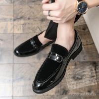 ราคา รองเท้าหนัง หัวแหลม สไตล์คลาสสิก ย้อนยุค หรูหรา แฟชั่นสําหรับผู้ชาย 2023 9JLF (23648671872)