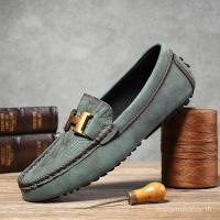 ราคา ผู้ชายรองเท้าหนังลําลอง Retro Luxury Loafers รองเท้าหนัง Doug รองเท้ารองเท้าผ้าใบ NSWT (55306791025)