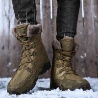 ราคา Fast Shipping Mens Snow Boots Warm Shoes Anti Ski Boots Warm Cotton Shoes High Top Outdoor Waterproof Boots ADCQ (50051706730)