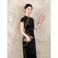 ราคา ชุดเชิ้ตซัมใหม่ แบบยาว สีดำ มีการออกแบบไหล่สไตล์ศิลปะและยืดหยุ่น เหมาะสำหรับฤดูร้อน (47902464079)