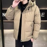 ราคา เสื้อกันลมแจ็คเก็ตฤดูหนาวสำหรับผู้ชาย แบบฮู้ดดี้ กันลมและหุ้มขนเป็ด (47703281962)