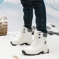 ราคา Fast Shipping ผู้ชายผู้หญิงฤดูหนาวรองเท้ากลางแจ้ง Warm Snow Boots รองเท้าผ้าฝ้ายกันลม 4EBC (43376580056)